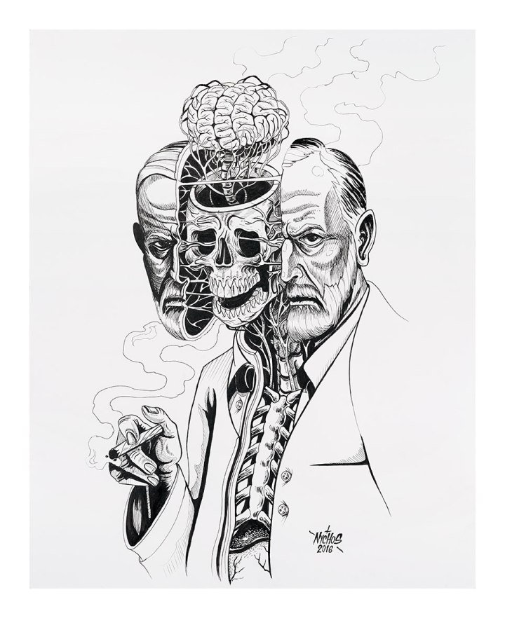 [Credit: Nychos, "Dissection of Sigmund Freud."]